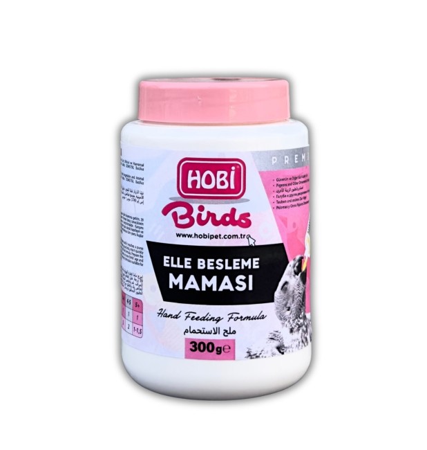 Hobi - Hobi Kafes Kuşları ve Güvercinler İçin Elle Besleme Maması 300gr