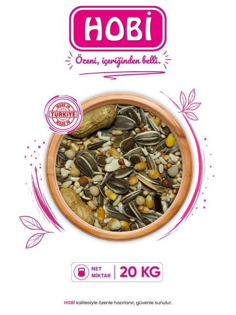 Hobi - Hobi Karışık Papağan Yemi 20 Kg