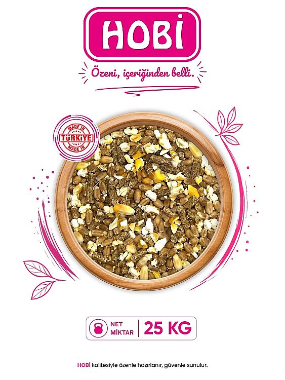 Hobi Karışık Tavuk Yemi 25 Kg