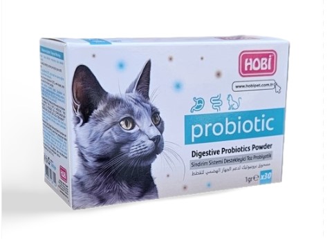 Hobi Kediler İçin Toz Probiyotik 1 Gr 30 Lu