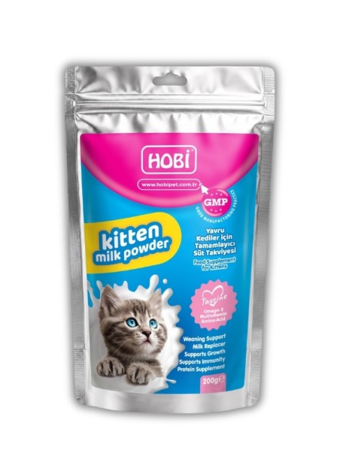 Hobi - Hobi Kitten Milk Yavru Kediler İçin Süt Tozu 200gr x 6 Adet
