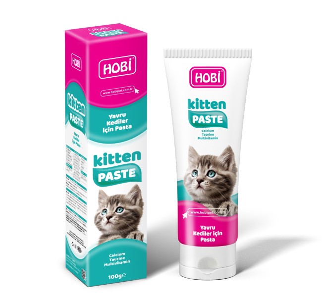 Hobi Kitten Paste Yavru Kediler İçin Multivitamin Pastası 100gr x 12 Adet - Thumbnail