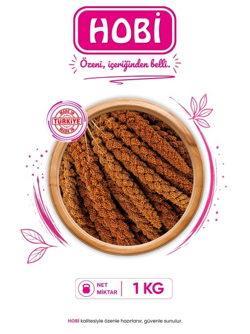 Hobi - Hobi Küçük Kızıl Dal Darı 1 Kg