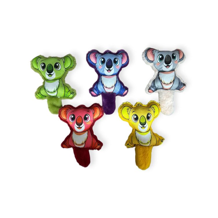Hobi Koala Şeklinde Kedi Oyuncağı – Zilli ve Tüylü Kuyruklu