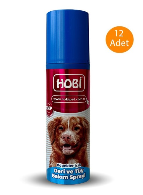 Hobi - Hobi Köpekler İçin Deri Ve Tüy Bakım Spreyi 200 ml X 12 Adet
