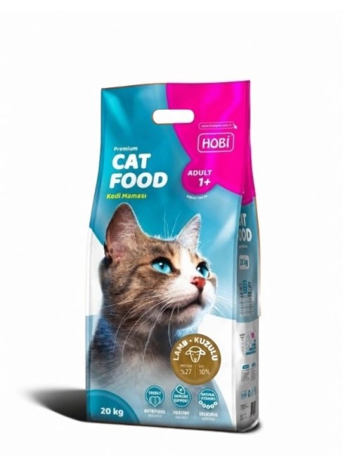 Hobi - Hobi Kuzu Etli Yetişkin Kedi Maması 20 kg