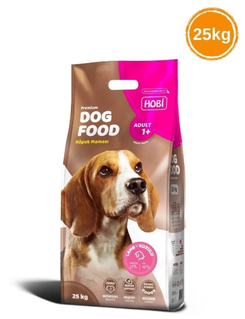 Hobi - Hobi Kuzu Etli Yetişkin Köpek Maması 25kg