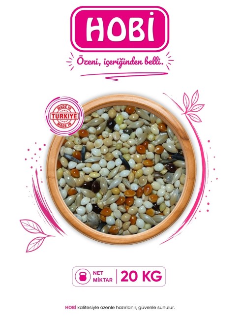 Hobi - Hobi M003 Muhabbet Kuşu Özel Üretici Yemi 20 Kg