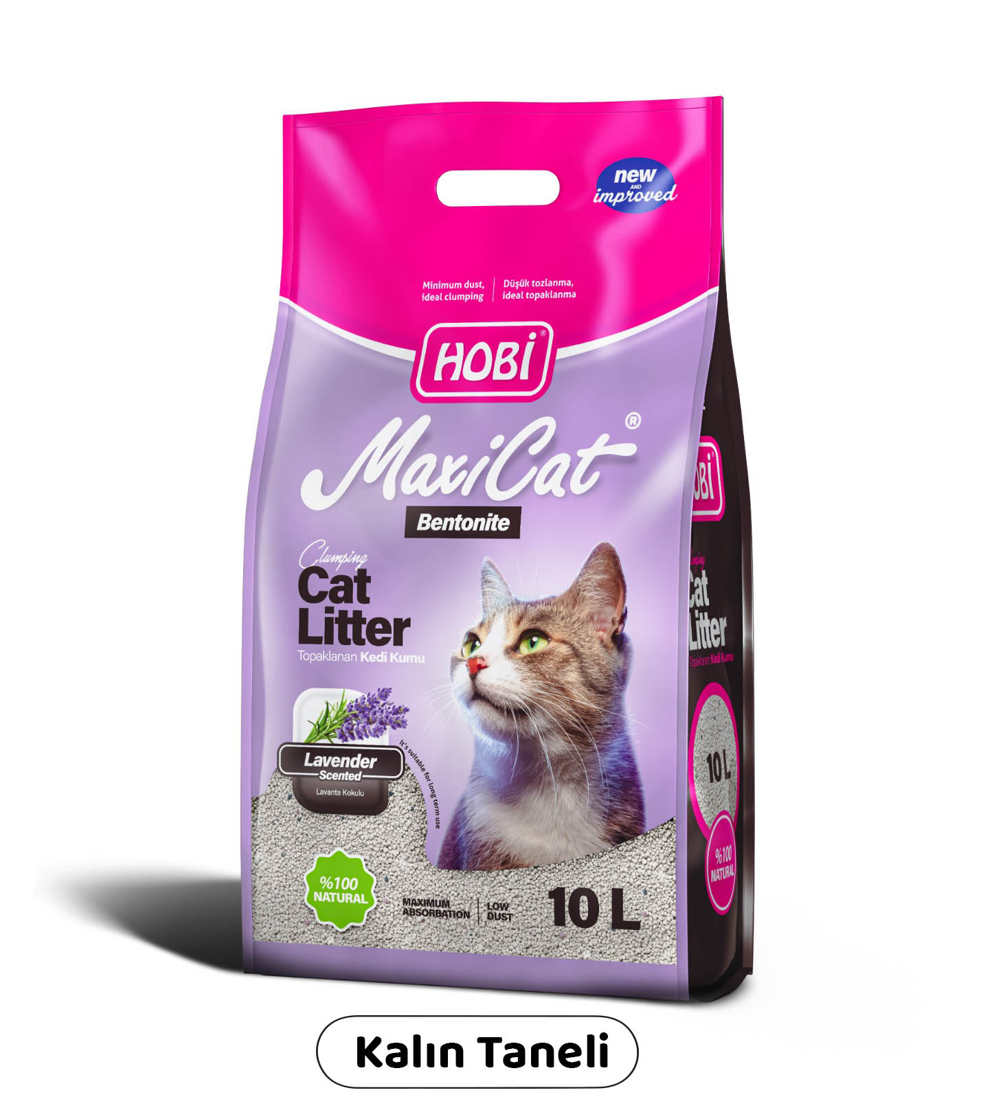 Hobi Maxicat Lavantalı Kalın Taneli Bentonit Kedi Kumu 10 Litre Hobi Maxicat Lavantalı Kalın Taneli Bentonit Kedi Kumu 10 Litre