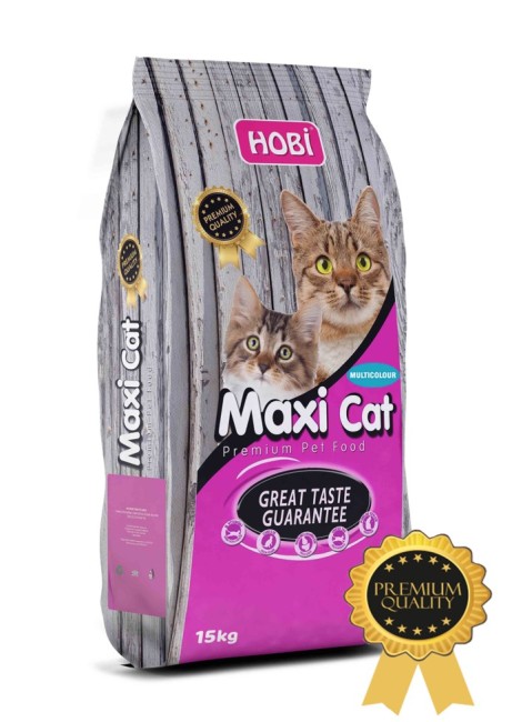 Hobi - Hobi Maxicat Premium Multi Colour Renkli Kedi Maması 15 kg