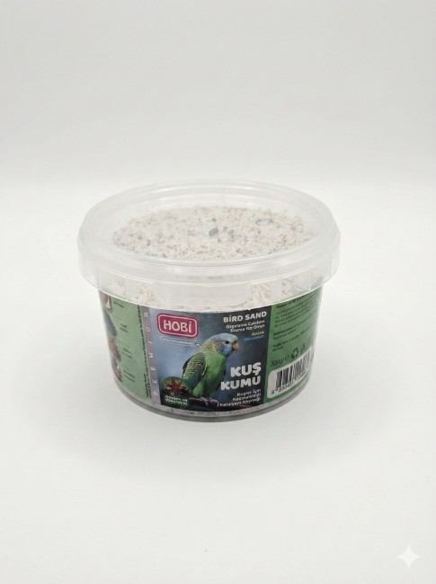 Hobi - Hobi Minarelli Beyaz Kuş Kumu 300 Gr X 5 Adet