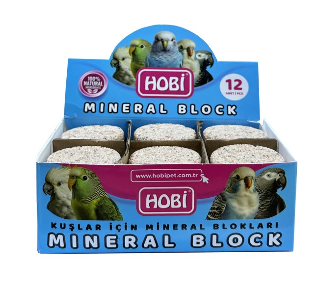 Hobi - Hobi Mineral Blok Gaga Taşı X 12 Adet