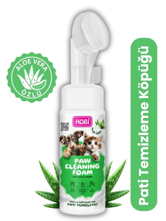 Hobi Paw Cleaning Foam - Kedi ve Köpek Pati Temizleyici Köpük 150ml