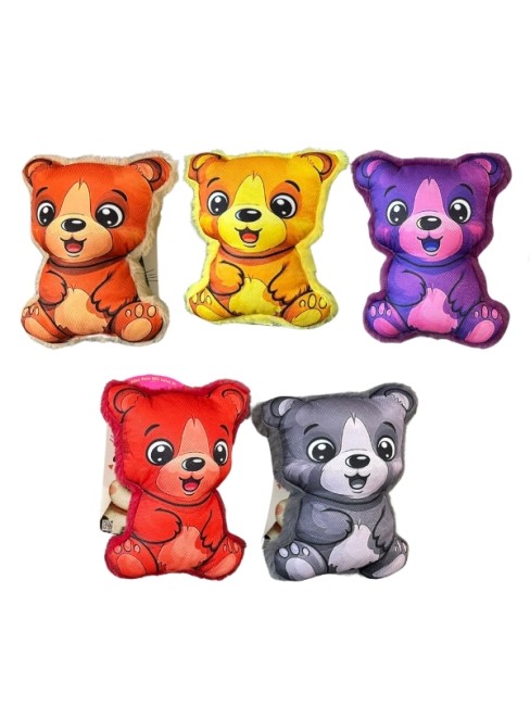 Hobi - Hobi Pet Toys Ayıcık Figürlü Zilli Kedi & Köpek Oyuncağı RD1072 5’li Paket