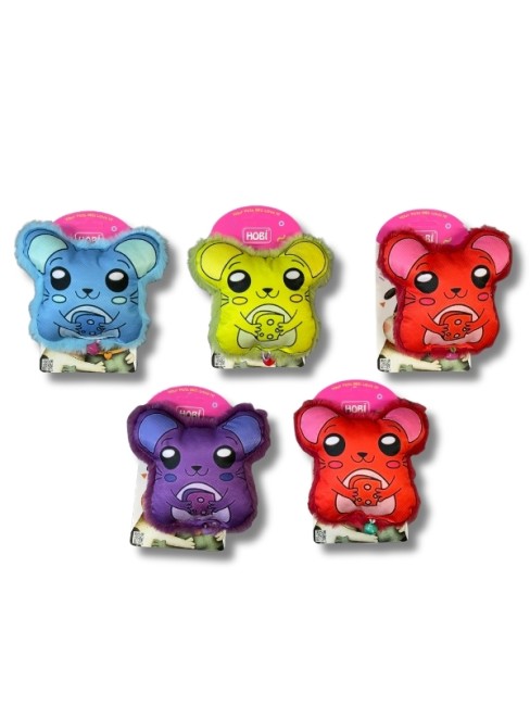 Hobi - Hobi Pet Toys Fare Figürlü Zilli Kedi & Köpek Oyuncağı RD1018 5’li Paket