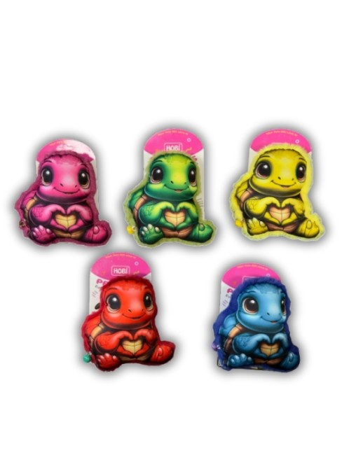 Hobi - Hobi Pet Toys Kaplumbağa Figürlü Zilli Kedi & Köpek Oyuncağı RD1015 5’li Paket