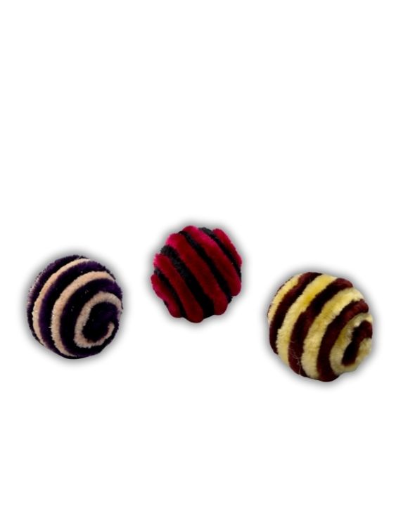 Hobi Pet Toys Kedi & Köpek Kadife Oyun Topu 10’lu Paket