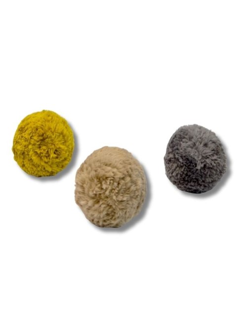 Hobi Pet Toys Kedi & Köpek Peluş Oyun Topu 10’lu Paket - Thumbnail