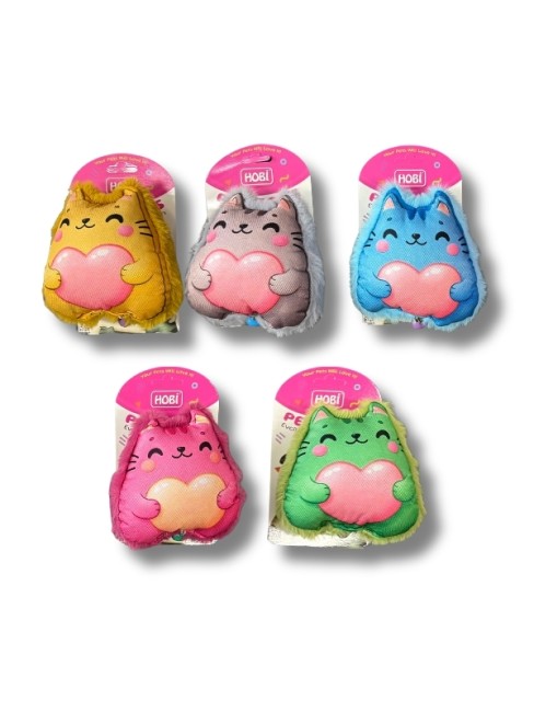 Hobi - Hobi Pet Toys Kelebek Figürlü Zilli Kedi & Köpek Oyuncağı RD1035 5’li Paket