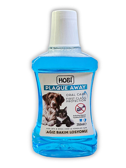 Hobi Plaque Away Kedi ve Köpekler İçin Ağız Bakım Sölüsyonu 250ml