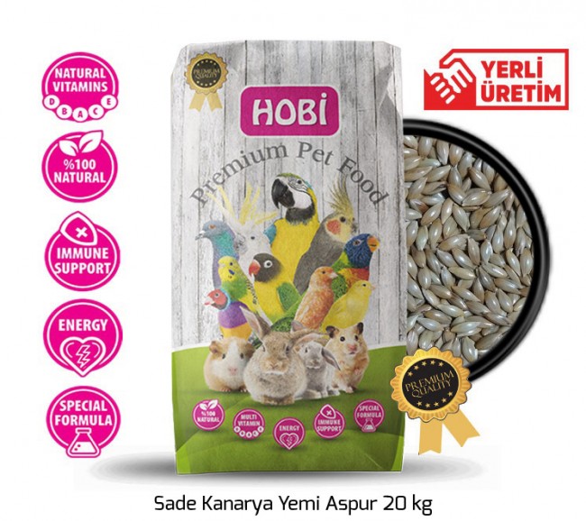 Hobi - Hobi Sade Kanarya Yemi Aspur 20 kg