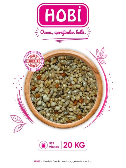 Hobi T001 Karışık Tropikal Finç Yemi 20 kg
