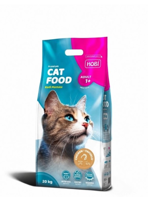 Hobi - Hobi Tavuklu Yetişkin Kedi Maması 20 kg