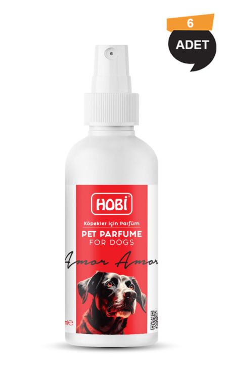 Hobi Amor Amor Köpekler İçin Parfüm 100 ml x 6 Adet
