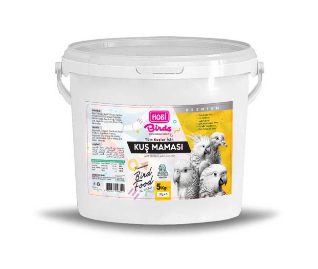 Hobi - Hobi Tüm Kuşlar İçin Kuş Maması 5kg