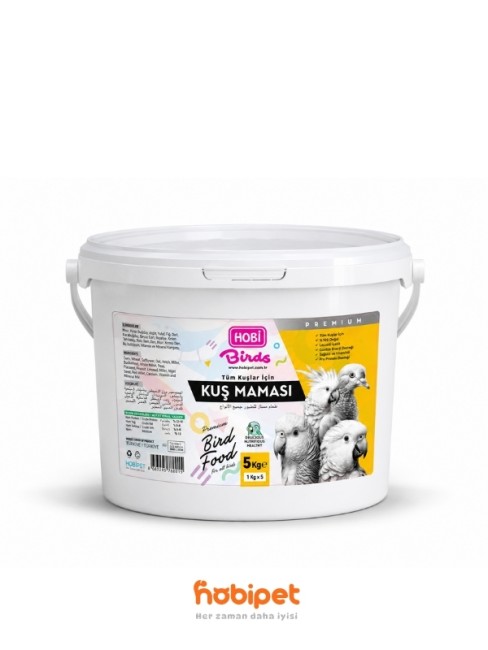 Hobi - Hobi Tüm Kuşlar İçin Kuş Maması 5kg