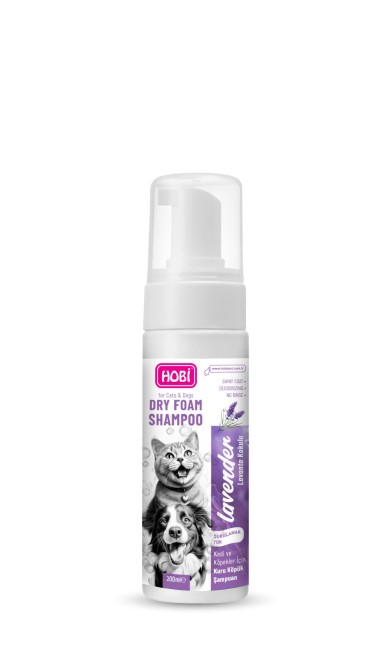 Hobi - Hobi Lavanta Özlü Kedi ve Köpekler İçin Köpük Şampuan 200ml