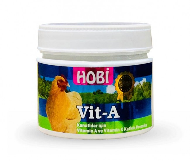 Hobi - Hobi Vit-A Kanatlılar İçin A Vitamini 150 Gr