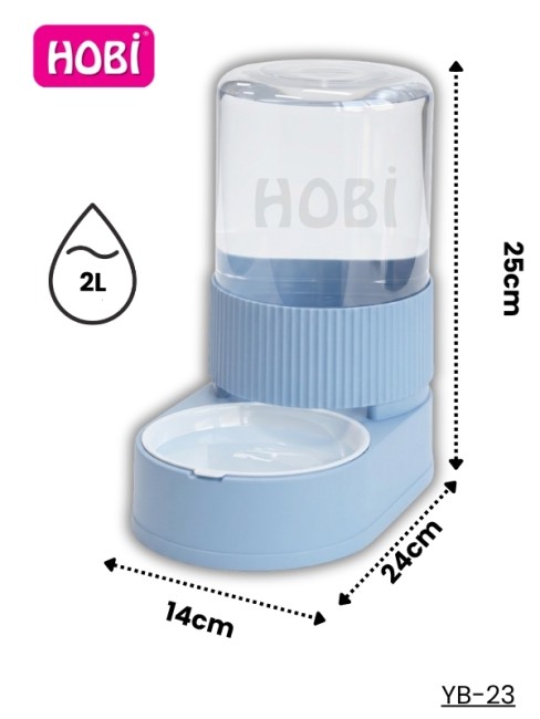 Hobi - Hobi YB-23 Otomatik Rezervli Kedi & Köpek Suluğu 2 L Tekli