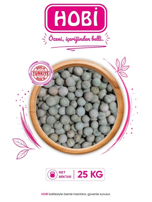Hobi - Hobi Yeşil Renk Bezelye 25 Kg