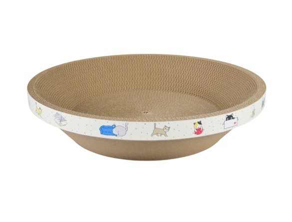 Hobi Yuvarlak S Beden Karton Kedi Yatağı (9033)