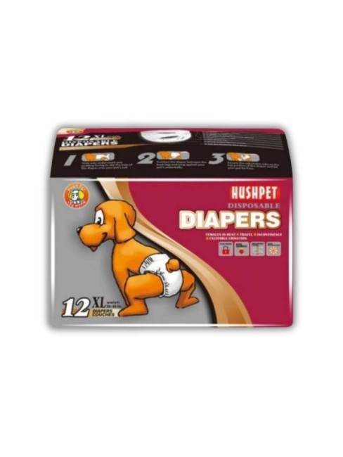 Hushpet - Hushpet Köpek Bezi XL Beden 12 Li