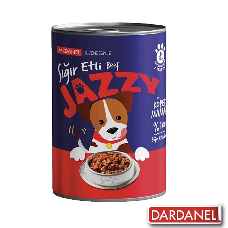 Jazzy Sığır Etli Yetişkin Köpek Konservesi 400 Gr X 6 Adet Jazzy Sığır Etli Yetişkin Köpek Konservesi 400 Gr X 6 Adet