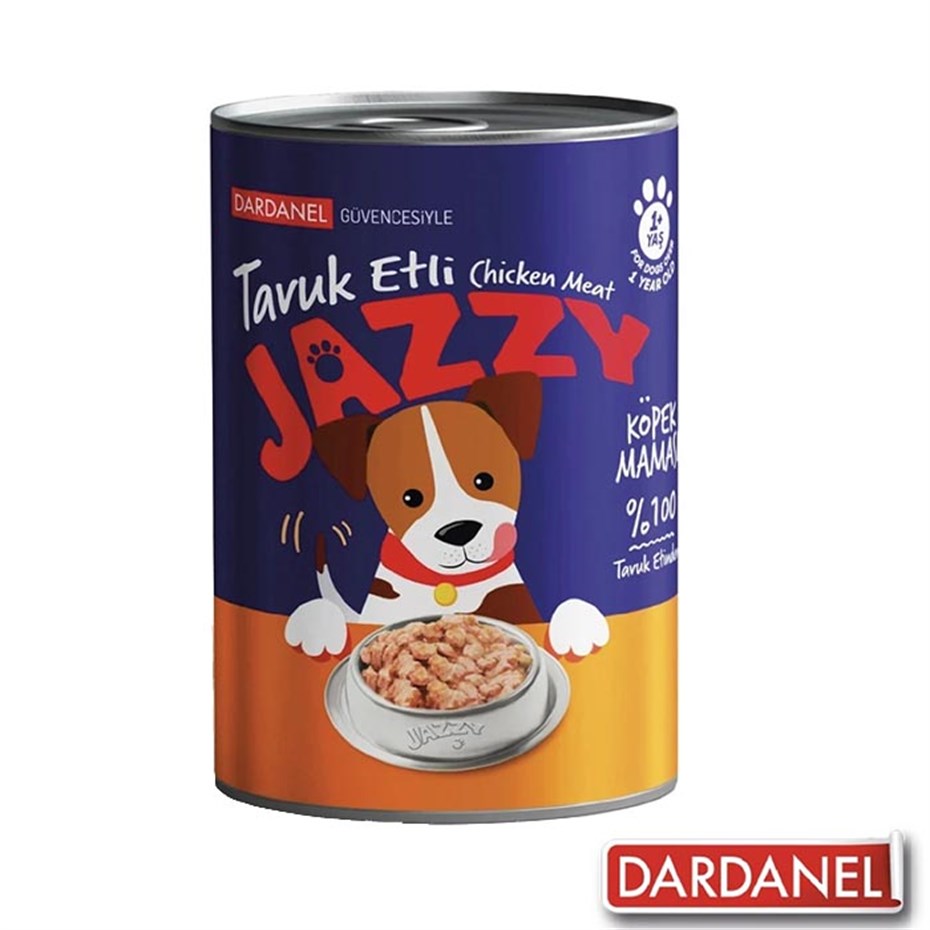 Jazzy Tavuklu Yetişkin Köpek Konservesi 400 Gr X 6 Adet Jazzy Tavuklu Yetişkin Köpek Konservesi 400 Gr X 6 Adet