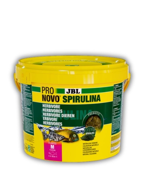JBL Pronovo Spirulina Flakes M Pul Balık Yemi 5.5 L