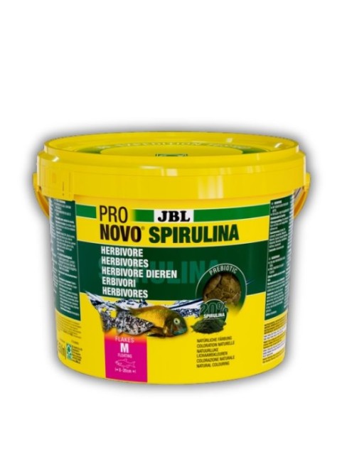 JBL - JBL Pronovo Spirulina Flakes M Pul Balık Yemi 5.5 L