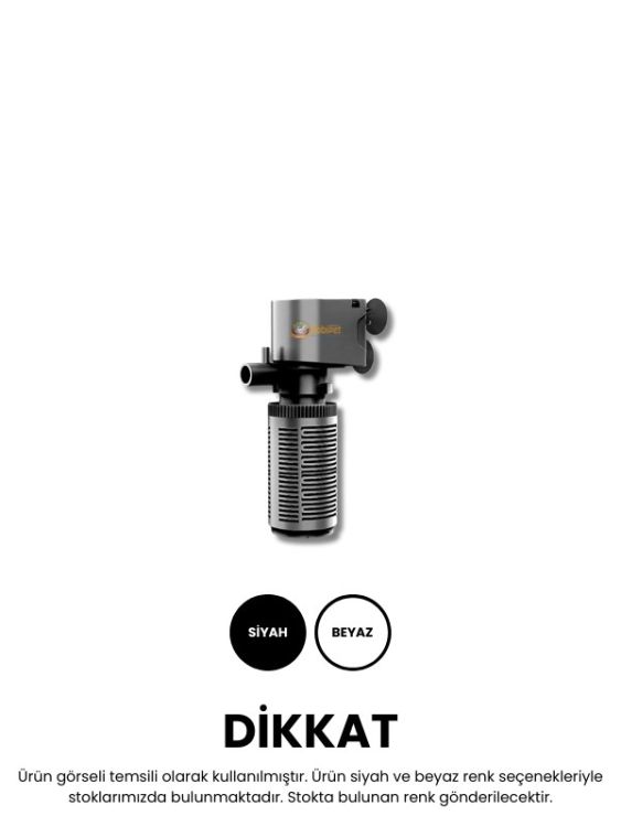 Jingye JY-401F Akvaryum Silindir İç Filtre 4W 400L/H