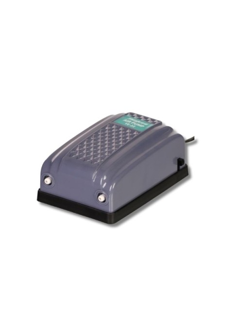 Jingye - Jingye YE-22 Çift Çıkışlı Akvaryum Hava Motoru Gri 5W 2x4L/Min