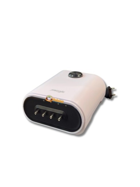 Jingye - Jingye YE-941 Dört Çıkışlı Sessiz Akvaryum Hava Motoru Beyaz 8W 4x3L/Min