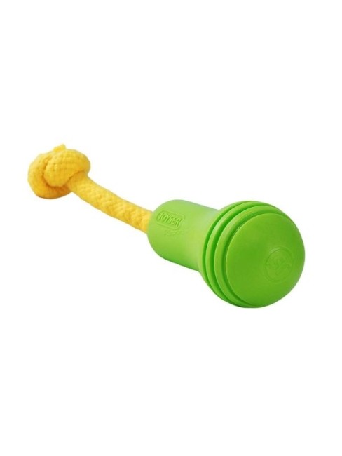 Joyser JYS-7145 Ropper Mic İpli Kauçuk Yavru Köpek Oyuncağı 20x5 Cm Sarı-Yeşil - Thumbnail