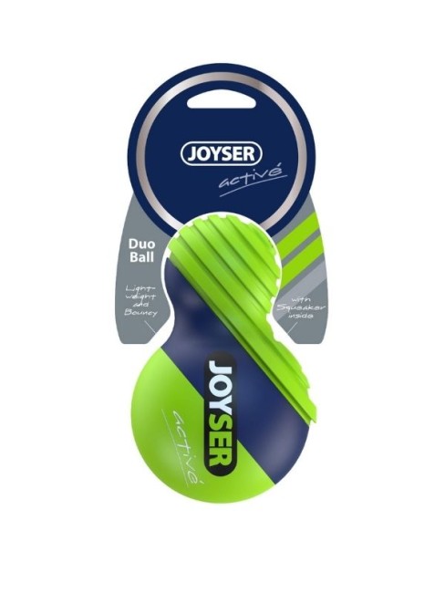 Joyser JYS-7167 Active Duo Ball Kauçuk Köpek Oyuncak Top Yeşil-Lacivert - Thumbnail