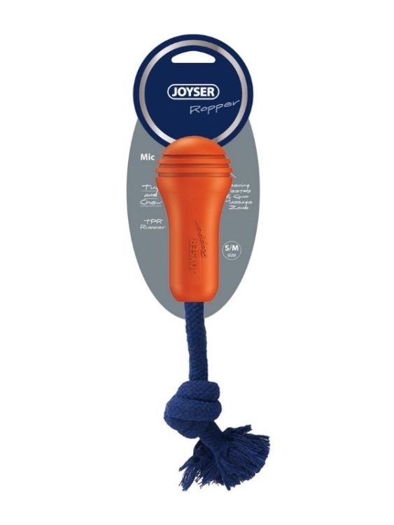 Joyser Jys7144 Ropper İpli Kauçuk Yavru Köpek Oyuncağı Turuncu - Lacivert