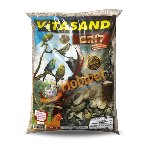 Vitasand İnce Grit Kuş Kumu 20kg