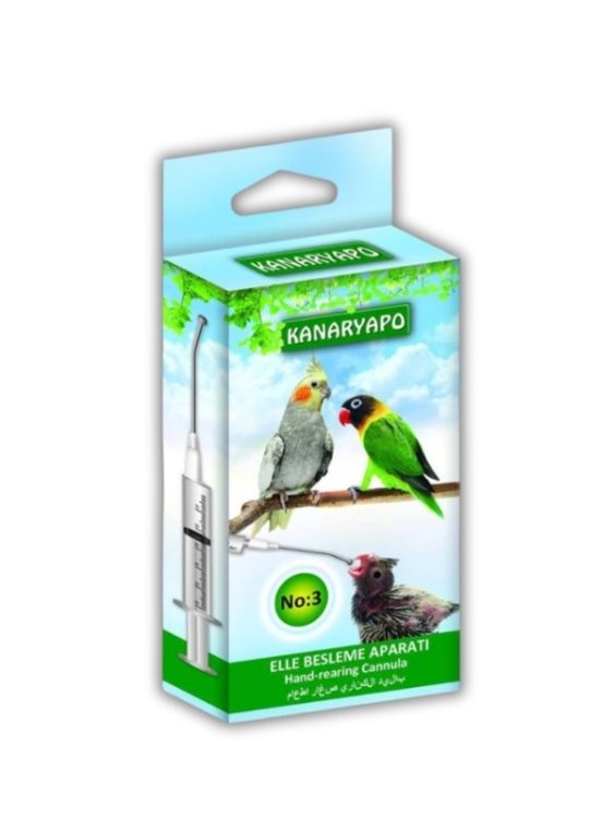 Kanaryapo Paraketler İçin Elle Besleme Aparatı No:3