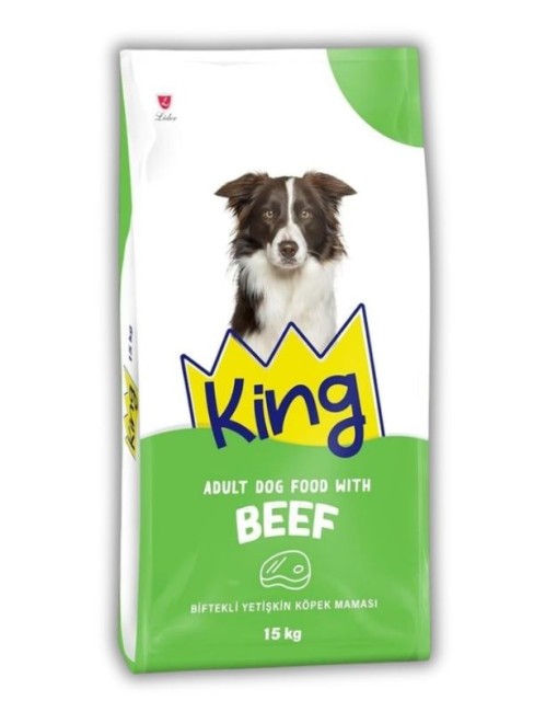 King - King Biftekli Yetişkin Köpek Maması 15 Kg
