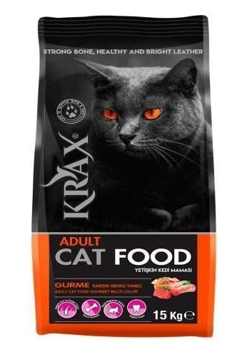 Krax - Krax Gurme Yetişkin Kedi Maması 15 Kg